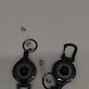 MNGARISTA 2-Pack Retractable Keychain, Heavy Duty 10 OZ Retraction 3K Carbon Fiber ID Badge Reel, Carabiner Badge Holder Hook Upgraded 31.5" Stainless Steel Cord Lanyard with Clip Strap and Key Ring