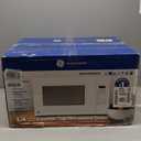 GE Countertop Microwave Oven, 1.7 Cubic Ft., 1,100-watt Capacity, 7 Auto Cooking Settings, Child-Lock Technology, Kitchen Essentials for the Countertop, Dorm Room or Apartment, White