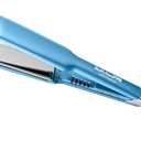 BabylissPRO Nano Titanium Ultra-Sleek Hair Straightener, Flat Iron for All Hair Types (Blue)