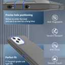 Tall silver for iPhone 11 Pro Max Case with [2 Screen Protector ], Military Grade Shockproof Heavy Duty Drop Protection Rugged Case 6.5"(LightGrey Blue)