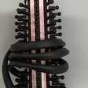 Farery Mini Thermal Brush 3 Temperature Adjustable, 3/4 Inch Travel Curling Iron for Short Hair, Heated Round Brush for Touch ups and Small Curls, Travel Size Curling Wand, Dual Voltage, Pink