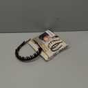 Silicone Headbands for Women Non Slip Comb Headband with Teeth Non-Crackable Hair bands for Women's Hair Fashion Accessories (Black&Amber 2PC, 1 Count (Pack of 2)