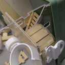 Cycodo 8 in 1 Acrylic Hamster Cage,2-Tier Dwarf Hamster Cage with Wooden Wheel & Hideout,Small Hamster Habitat with Accessories,Clear Pet Mice House(Green,14" L*10" W*11" H)