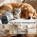 Pet Hair Remover Glove for Cats & Dogs  2025 Newly Upgraded Five-Finger Electrostatic Pet Hair Remover Glove, Reusable Pet Hair Removal Tool (Two Gloves)