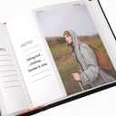 Small Photo Album 4x6 100 Pockets with Writing Space Linen Cover Picture Book Holds 4x6 Photos for Wedding, Baby, Family, Graduation (Khaki)