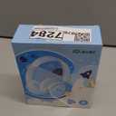 iClever BTH22 Kids Bluetooth Headphones, 60H Play Time, 74/85 dBA Safe Volume, Bluetooth 5.4, USB C, Over Ear Kids Headphones Wireless with Mic AUX Cord for iPad/Tablet/Travel/School, Red