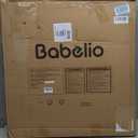 Babelio Removable & No Bottom Bar Baby Gate, 29-43" Hardware Mounted (Drill Needed)| Wide Walk-Thru| Auto-Close Safety Dog/Pet Gate for Stairs & Doorways (Black, 29-43" W, 30" H)