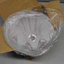 Plastic Lampshades Set of 2, Flower Lampshades 3.7" Top x 7.7" Bottom x 4.5" High, Seaside village Table lamp, Floor Lamps, Pendant Light, Wall Light Replacement Lampshade