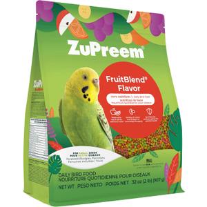 2 x Zupreem Fruitblend Flavor ,Food For Small Birds 2Lb (907G,), BBD 09JAN2028