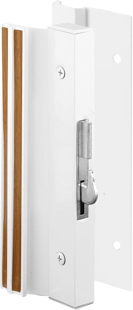 Prime-Line C 1203 Diecast White Finish, Sliding Patio Door Surface Mount Handle (Single Pack)