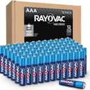 Rayovac High Energy AAA Batteries (72 Pack), Alkaline Triple A Batteries