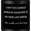 HOMSOLVER Son in Law Gifts, Christmas Fathers Day Birthday Anniversary Wedding Gifts for Son in Law from Mother Father in Law, Funny Future Son-in-Law, Girls Boyfriend Sandalwood Candle Gift