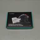 Nulea M511 Wireless Trackball Mouse, Rechargeable Ergonomic Thumb-Control Mouse with Tilt Stand, Smooth & Precision Tracking, 3 Device Connection (Bluetooth or USB Receiver), for PC/Mac/Laptop-Red