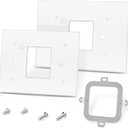 Thermostat Wall Plate Replacement for Honeywell - THP2400A1027W Wall Thermostat White Covers Assembly, Suitable for RTH9585WF RTH8560D TH9320wf5003 WiFi Smart Thermostat Back Plate