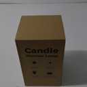 DORESshop Candle Warmer Lamp, Dimmable Candle Lamp Warmer with Timer, 2H/4H/8H, Compatible with Large Jar, with 2 Light Bulbs