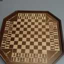 3 or 4 Player Wooden Chess Board Game Set, Chess Game,IQ Game, A Chessboard with Marked Chess Pieces' Positions, A Gift for Chess Enthusiasts