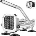 French Fry Cutter, Ruooson Professional Potato Cutter Slicer with 1/2 In Stainless Steel Blades, Great for Whole Potatoes Carrots Cucumbers.