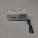 Gelielim Cassette Player Boombox, Portable AM/FM Radio Stereo, Cassette Tape Player Recorder with Big Speaker and Earphone Jack, Battery Operated or AC Powered Tape Recorder Cassette Player (White)