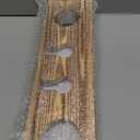 Shot Glass Holder Tray Bulk Set - Pine Wood Shot Board & 6 Pc Shot Glasses Set for Serving Drinks - Rustic Boho Decor - Tequila Glasses with Wooden Tray for Restaurant, Bar, Party (Rustic Burnt Deluxe)