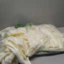 BRILLMAX 6 Pack Ivory Tablecloths 90 x 132 Inch for 6ft Rectangle Tables - 150 GSM Polyester Fabric, Floor Length Drop, Water, Stain & Wrinkle Resistant Cloth Cover for Wedding Reception Banquet