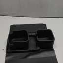 Silicone Couch Cup Holder, VIENFUT Anti-Spill Anti-Slip Sofa Armrest Tray BPA-Free, Dirt-Resistant Silicone Couch Arm Tray for Remote, Snacks, Cellphone and iPad, Gift for Family, Friend (Black)