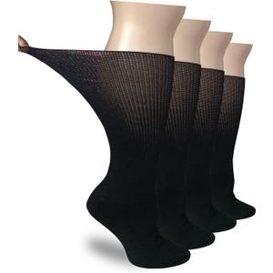 Extra Wide Socks for Diabetic Swollen Feet,Walking Boot Cast Sock, Non Binding Hospital Socks, Bariatric Socks for Women Men, Lymphedema Socks
