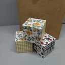 12 Pack Fruit Facial Tissues Cube Face Boxes 600 Sheets 3 Ply Small Square Tissues Bulk for Spring Summer Car Bedroom Supplies