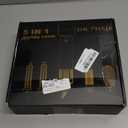 5 in 1 Hair Styler & Hot Air Brush - Air Curling Wrap with Low-Speed Negative Ion Technology, Hair Dryer Brush for Drying, Curling, Straightening & Styling, Hair Styling Tools at Home (Grey)