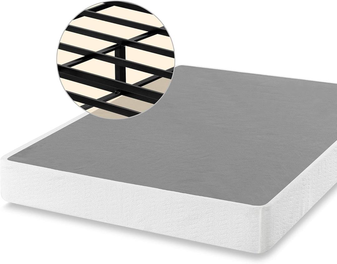 ZINUS 9 Inch Metal Smart Box Spring, Mattress Foundation, Strong Metal Frame, Easy Assembly, King