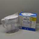 Brita Water Pitcher, Slim, 5 Cup Capacity, Includes One Advanced Filter-White, Size