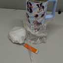 Duzieda Cute Dogs Tumbler Gift, 40 oz Insulated Stainless Steel Tumbler with Handle and Straw, Double Wall Vacuum Travel Mug with Lid