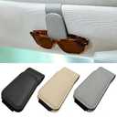 Car Sunglass Holder for Visor, Magnetic Car Eyeglass Holder Clip, Universal Vehicle Sunglasses Eyeglasses Mount, 1 Pack Gray