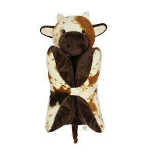 PINKPEACH 15’‘ Cute Cow Stuffed Animal Pillow - Washable Plush Toy for Kids & Adults, Multi- Purpose Plush Pillow for Sleep, Play, Travel & Decor, Gift for Boys & Girls Age3+