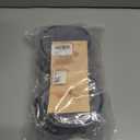 Sponge Holder Silicone for Kitchen Sink Caddy Compatible with Scrub Daddy Holder Quick Drying Kitchen Accessories for Dish Brush Dish Wand Scrub Mommy (Black, 2PCS)