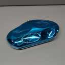 Aligoo Acrylic Clutch Purses for Women Formal Evening Bag Irregular Shell Handbag for wedding party (Blue)