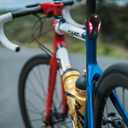 2 x Bike Tail Light for Night Riding, Rear Bike Light Rechargeable, Road Mountain Cycling Accessories for Adults, Bicycle Lights Rear with Projection Reminder