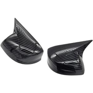 Side View Mirror Cover, 2 pcs Car Rearview Mirror Cover Cap, Rearview Mirror Cover Housing Compatible with Honda Civic 9th 2015 without mirror signal lights