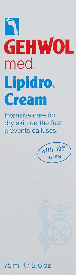 Gehwol Med Lipidro Cream for Unisex, 2.6 Fl Oz (Pack of 1)