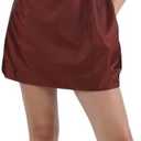 Danielle Bernstein Womens Juniors Party Mini Fit & Flare Dress (10, Brown)