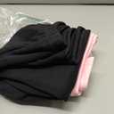 Girls Fleece Lined Leggings Cotton Kids Winter Warm Leggings Thick Thermal Tights Pants (10-12 Years, Black, Light Pink)