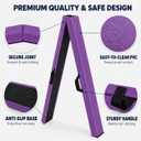 6FT/8FT Folding Gymnastics Balance Beam, Waterproof PVC Floor Beam