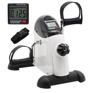 Hausse Portable Exercise Pedal Bike for Legs and Arms, Mini Exercise Peddler with LCD Display