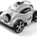 Lightweight Pool Vacuum, Pool Cleaner with Automatic Parking, Long Battery Life, Easy Setup & Maintenance (Light Grey)