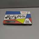 alchilalart Acrylic Paint Markers, 24 Color Fine Tip Permanent Acrylic Paint Pens For Rock Painting, Canvas, Wood, Glass, Ceramic, Fabric, Plastic, Egg, Scrapbook, Art Painting Supplies Kit