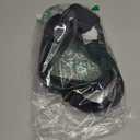 TOBVZOO Clear Purse Crossbody Bag for Women Stadium Approved, Small Leather Clear Bag with Adjustable Strap for Concert Sports Events (Black)