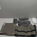 Calmootey 5 Tier Shoe Rack Organizer,Portable Shoe Shelf with Nonwoven Fabric Cover for Closet Hallway,Bedroom,Entryway,Grey