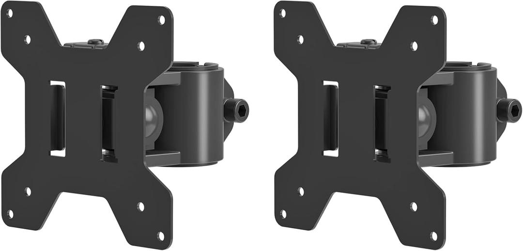 Suptek Single Head and Plate Vesa Pole Monitor Mount Bracket for Suptek Monitor Mount,2 Pack(MD6TB-2) (Black)