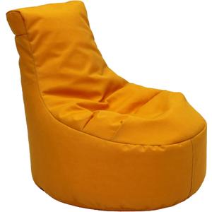Factory Direct Partners Element Paddle Out Bean Bag Chair for Kids, Comfy Indoor Outdoor Bean-Filled Flexible Seating for Reading, Playroom, Classroom, Patio or Garage - Marigold, 14031-117