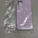 ORNARTO Compatible with iPhone 14 Plus Case 6.7, Slim Liquid Silicone 3 Layers Full Covered Soft Gel Rubber Phone Case Protective Cover 6.7 Inch-Pastel Lilac