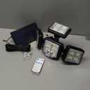 Solar Outdoor Lights Motion Sensor Outdoor Light Waterproof Wide Angle Solar Powered Flood Lights Wall Lights LED for Outside Garage Yard Patio (198led)